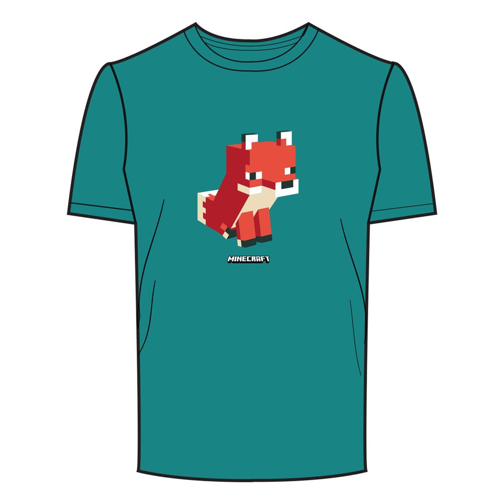 SU ORDINAZIONE Minecraft T-Shirt Simple Fox Size S