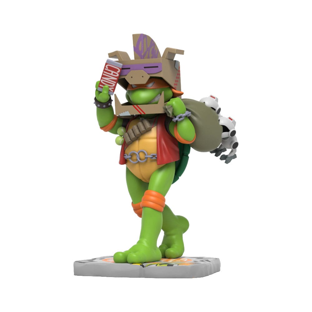 SU ORDINAZIONE Teenage Mutant Ninja Turtles Figure Remixx Michelangelo Cowa-BOO-nga! Edition 15 cm