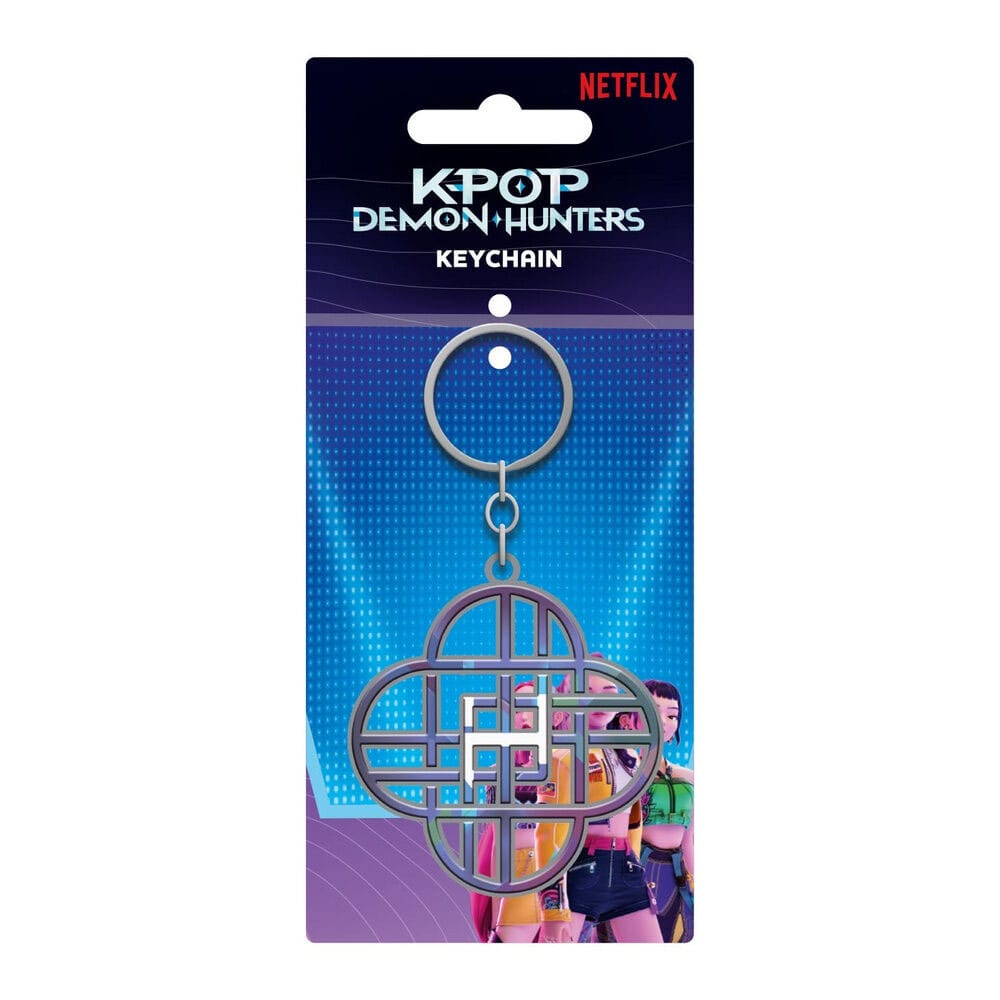 🧪 LAB | SU ORDINAZIONE KPop Demon Hunters Metal Keychain Huntrix