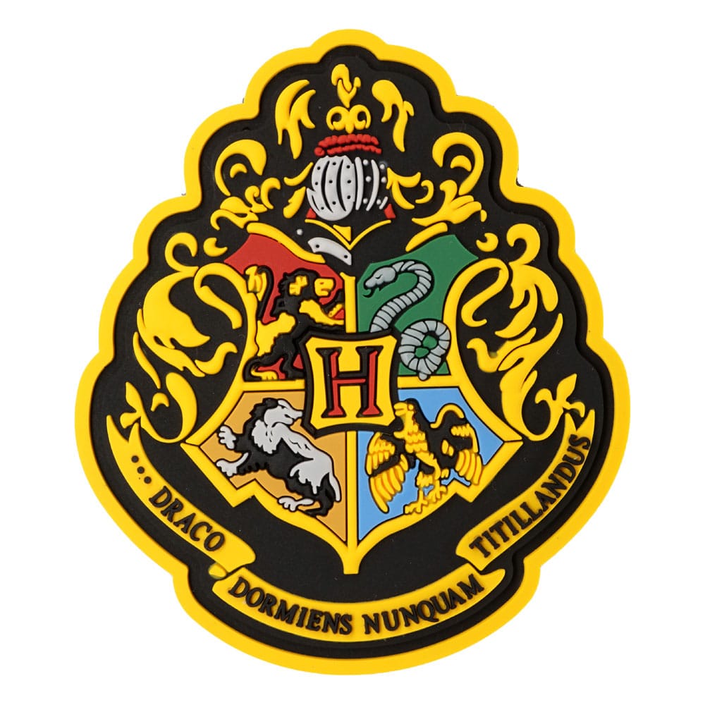 SU ORDINAZIONE Harry Potter Soft Touch Magnet Hogwarts Crest *PREZZO SPECIALE*