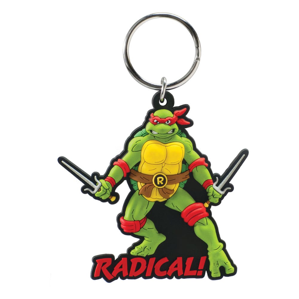 🧪 LAB | SU ORDINAZIONE Teenage Mutant Ninja Turtles Soft Touch PVC Bag Clip Raphael