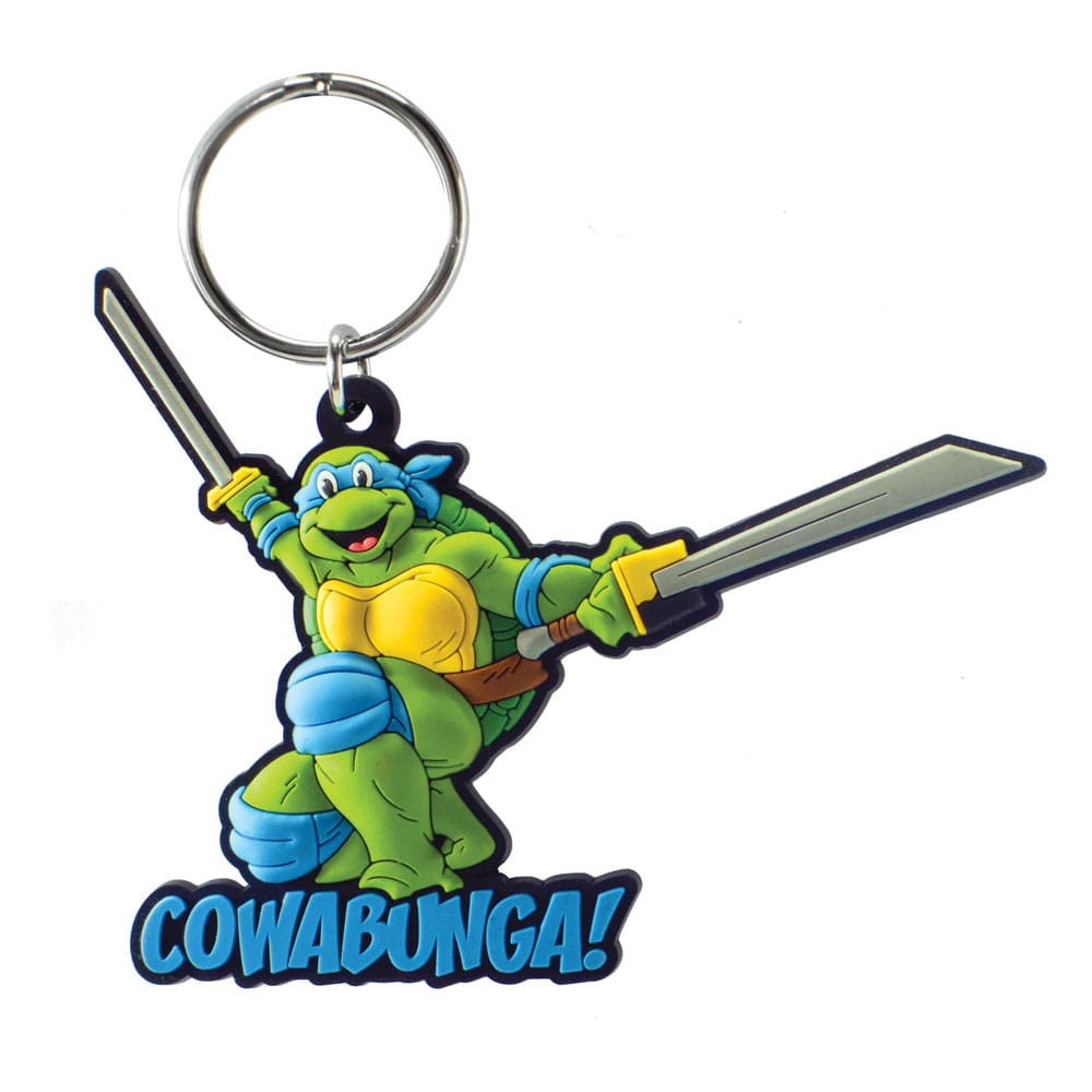 🧪 LAB | SU ORDINAZIONE Teenage Mutant Ninja Turtles Soft Touch PVC Bag Clip Leonardo