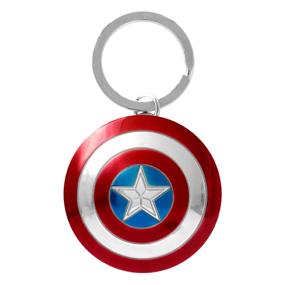 SU ORDINAZIONE Marvel Metal Keychain Captain America Shield