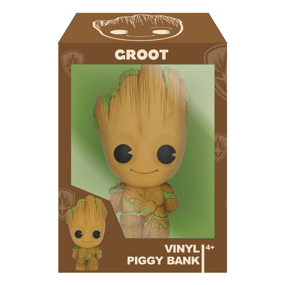 SU ORDINAZIONE Guardians of the Galaxy Figural Bank Deluxe Box Set Groot ESAURITO