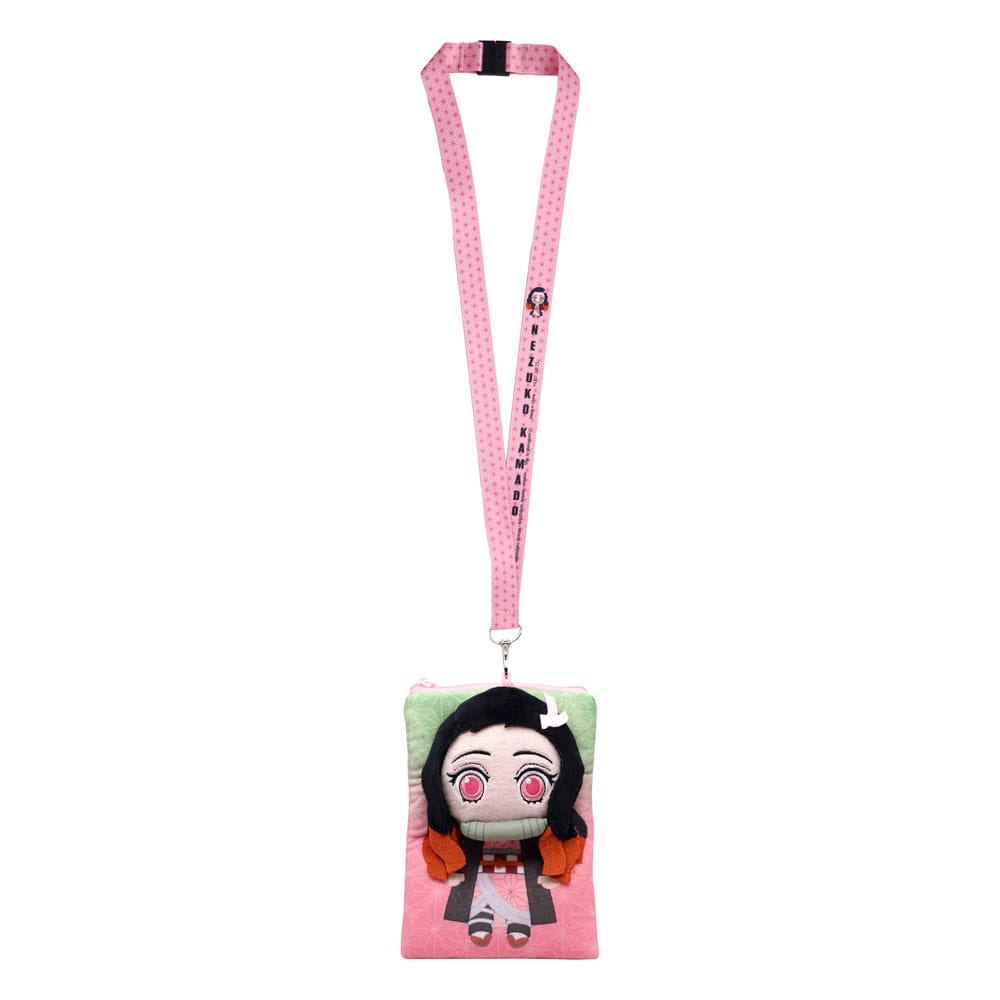 Auf Bestellung gefertigt: Demon Slayer: Kimetsu no Yaiba Lanyard Nezuko Deluxe mit Kartenhalter