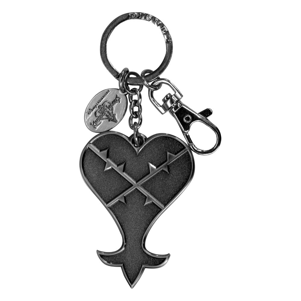🧪 LAB | SU ORDINAZIONE Kingdom Hearts Metal Keychain Heartless Logo