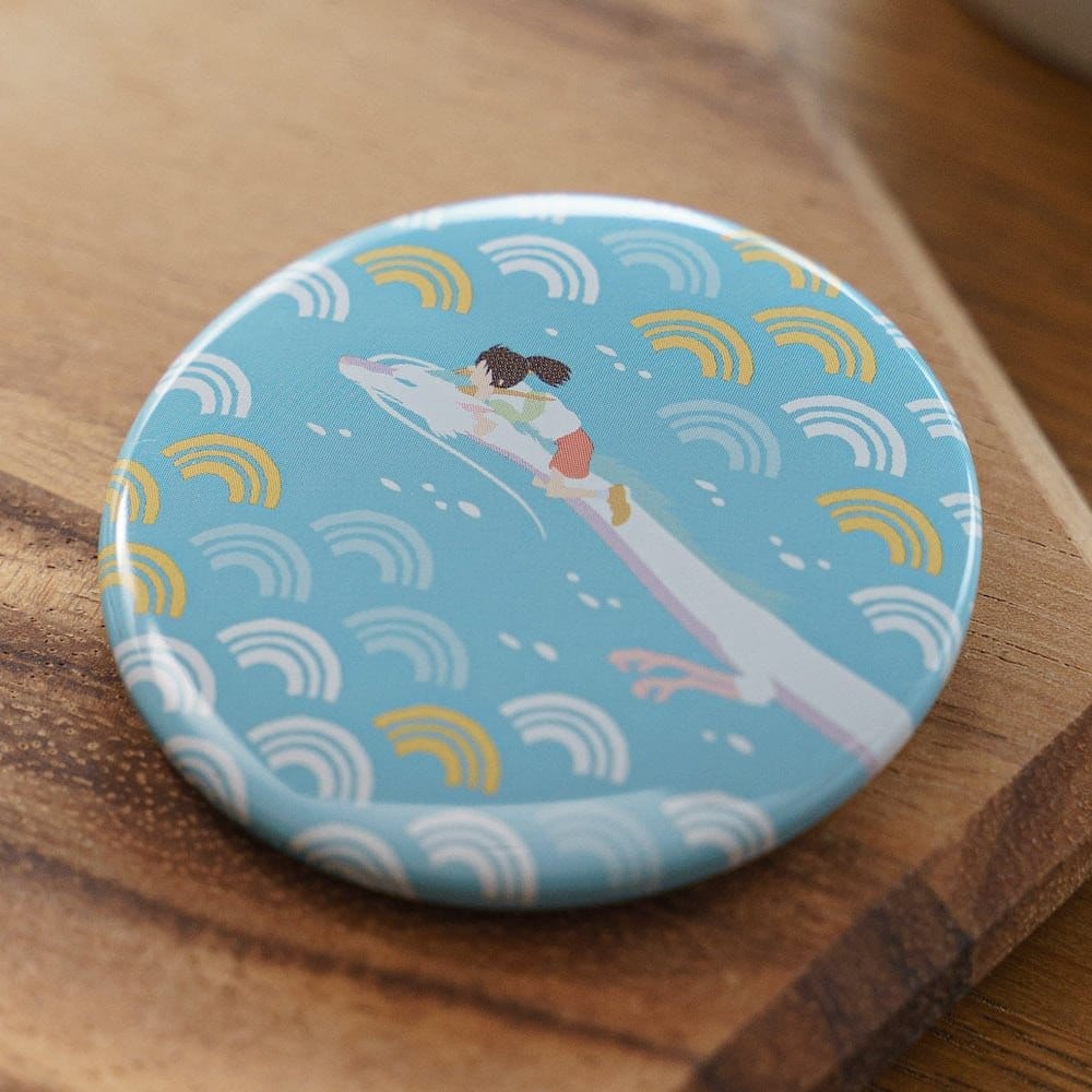 🧪 LAB | SU ORDINAZIONE Spirited Away Pin Chihiro & Haku dragon 5 cm