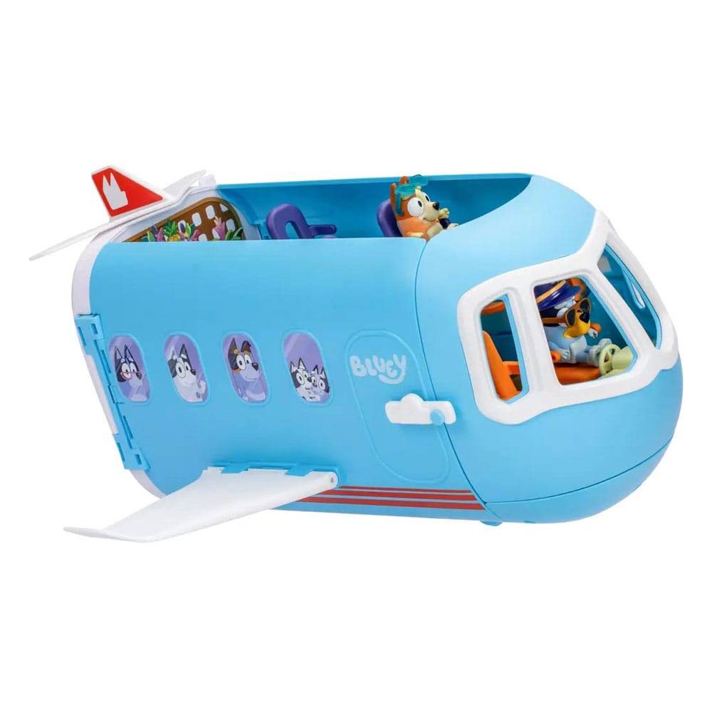 Bluey Mini-Figuren-Spielset, Bluey Holiday 3-in-1-Set (auf Bestellung gefertigt)