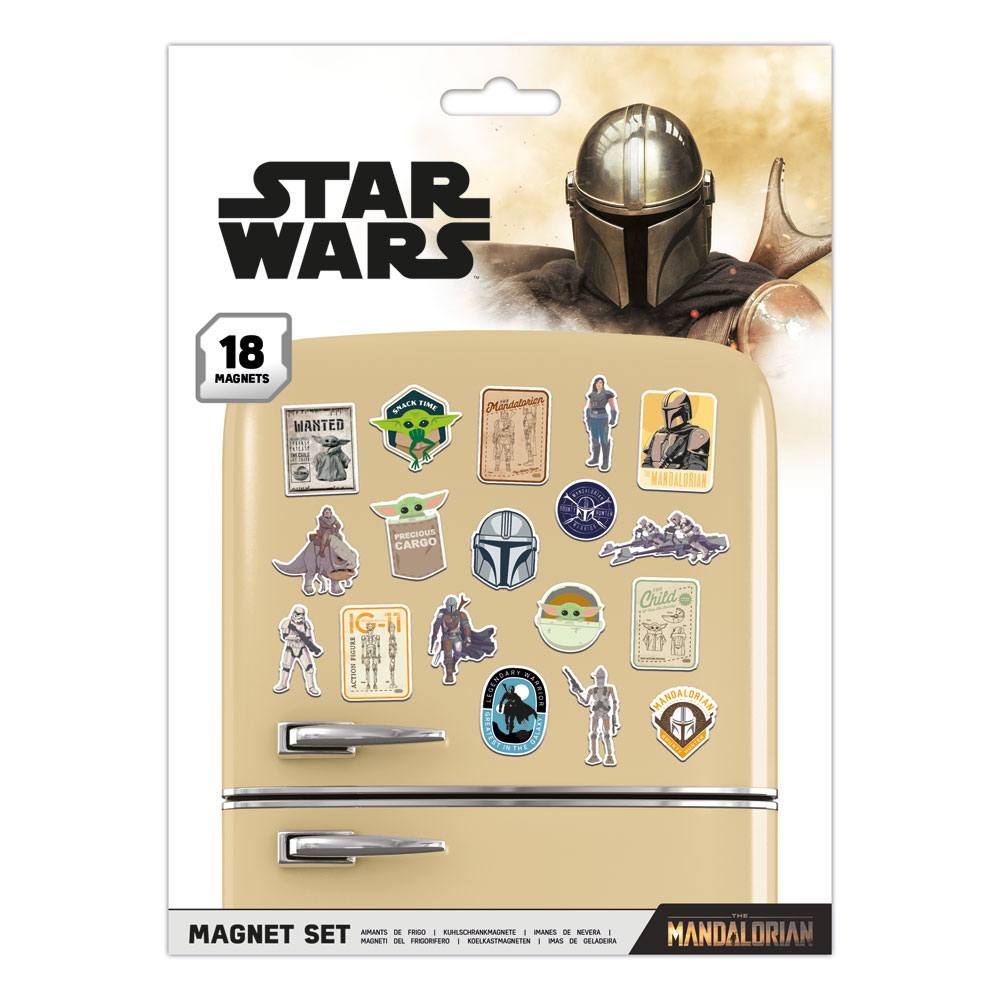 MADE TO ORDER Star Wars: The Mandalorian Fridge Magnets Bounty Hunter