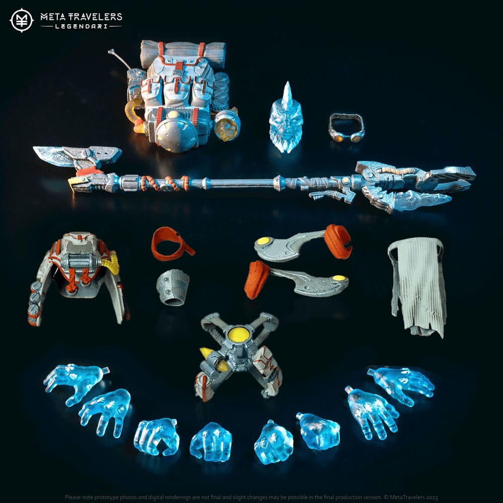 🧪 LAB | SU ORDINAZIONE Legendari Actionfigur 1/10 Meld Master 18 cm