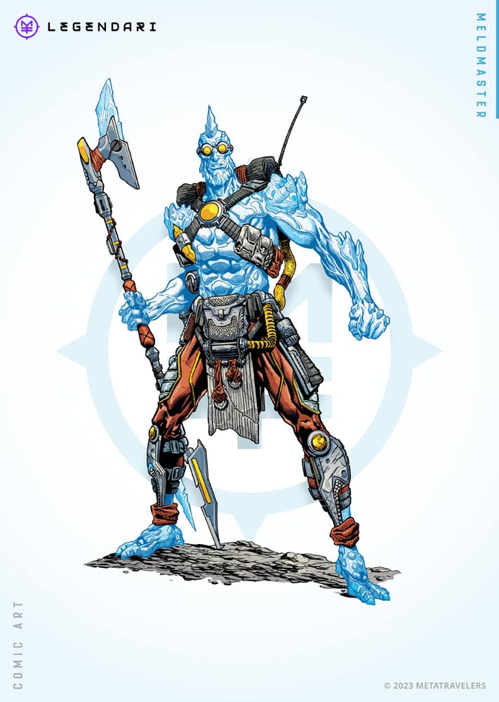 🧪 LAB | SU ORDINAZIONE Legendari Actionfigur 1/10 Meld Master 18 cm