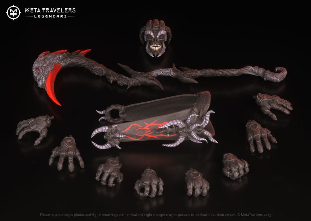 🧪 LAB | SU ORDINAZIONE Legendari Actionfigur 1/10 Obsidious 18 cm