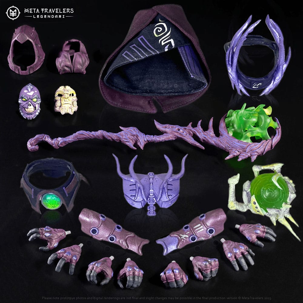 🧪 LAB | SU ORDINAZIONE Legendari Actionfigur 1/10 Pale King 18 cm
