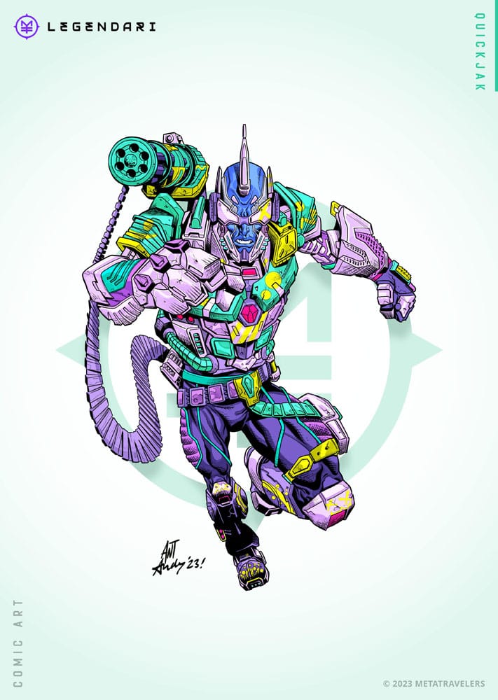 🧪 LAB | SU ORDINAZIONE Legendari Actionfigur 1/10 Quik Jak 18 cm