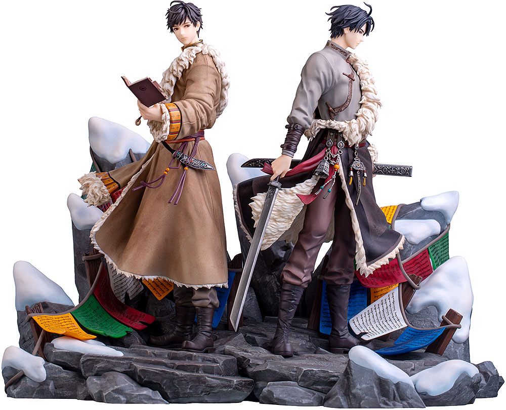 SU ORDINAZIONE Time Raiders PVC Statues 1/7 Wu Xie & Zhang Qiling: Floating Life in Tibet Ver. Special Set 28 cm *PREZZO SPECIALE*