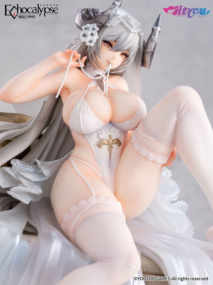 PREORDINE 01/2026 Echocalypse PVC Statue 1/7 Lilith Pure White Pledge Ver. 21 cm (PREORDINE NON CANCELLABILE)