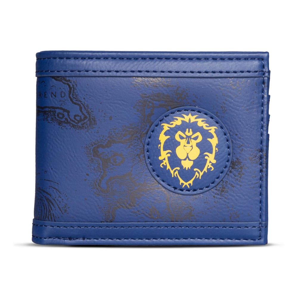 SU ORDINAZIONE World of Warcraft Bifold Wallet Men's Alliance ESAURITO