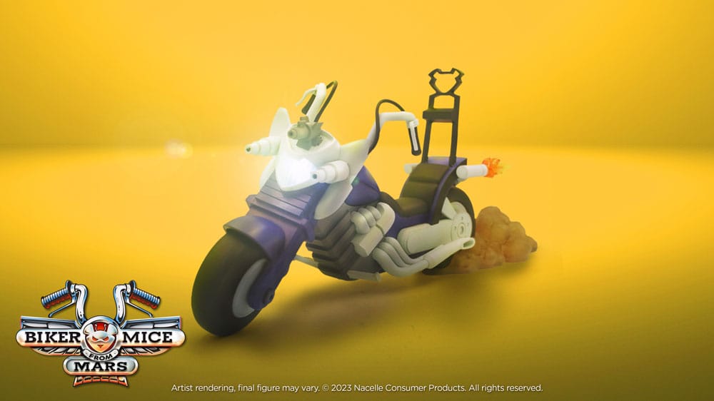 SU ORDINAZIONE Biker Mice From Mars Vehicle Modo's Mondo Chopper 25 cm