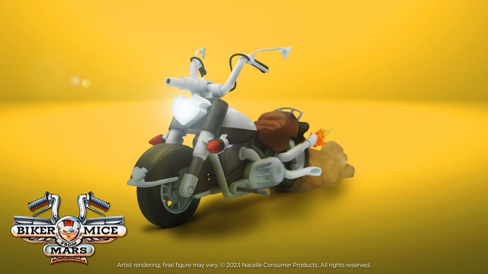 AUF BESTELLUNG Biker Mäuse vom Mars Fahrzeug Throttles Marsmonster Bike 23 cm