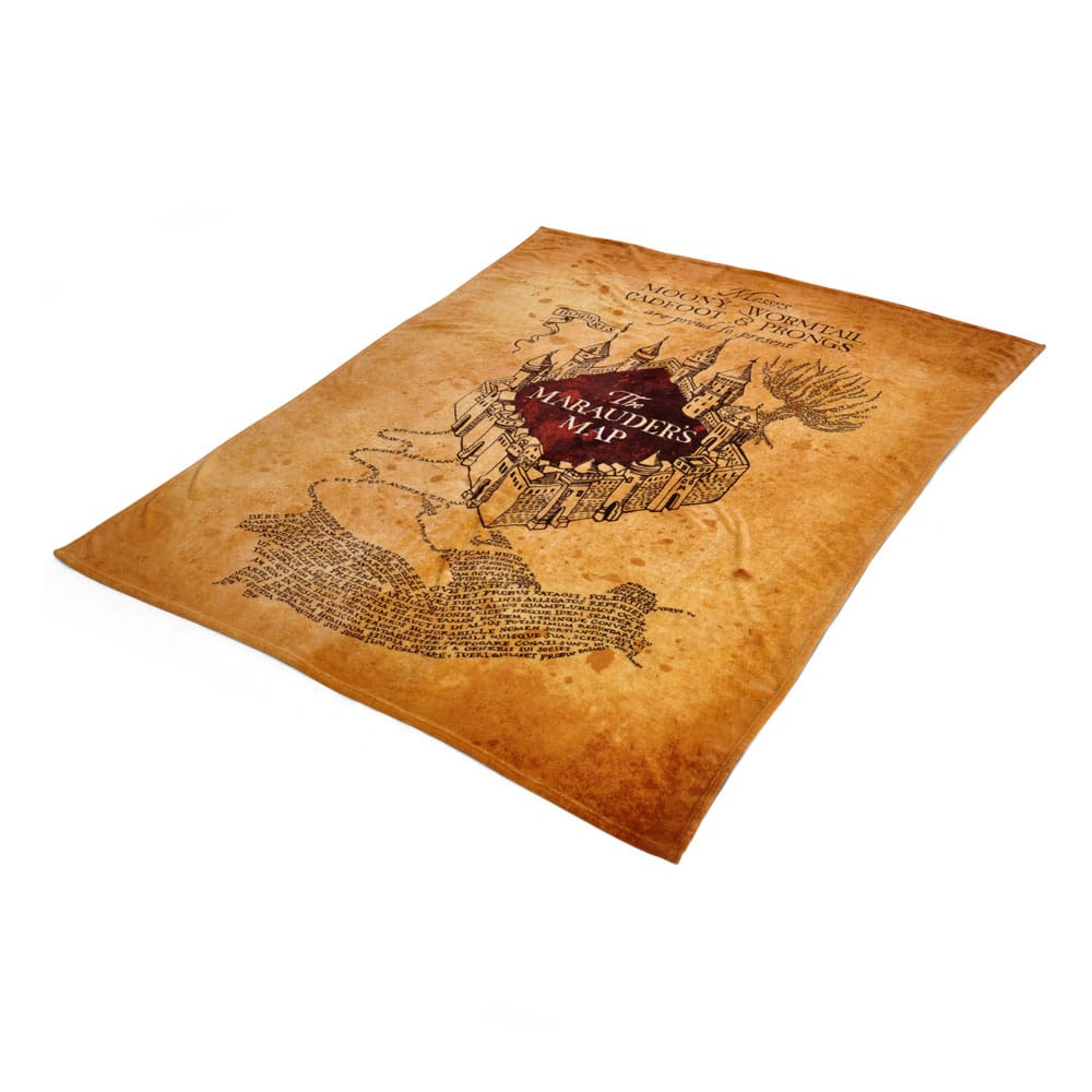SU ORDINAZIONE Harry Potter Cozy Blanket Portal Marauder´s Map 180 x 200 cm