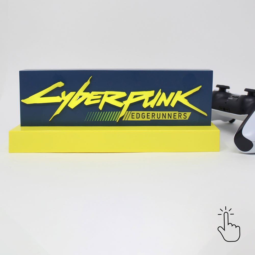 AUF BESTELLUNG Cyberpunk Edgerunner LED-Licht Logo 22 cm