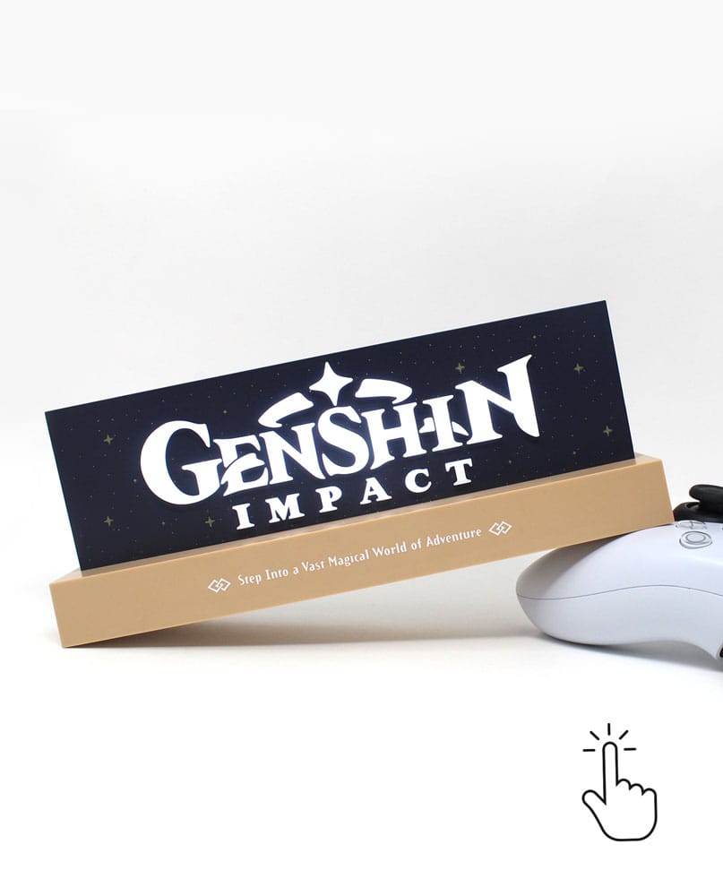 MADE TO ORDER Genshin Impact LED-Light Logo 22 cm