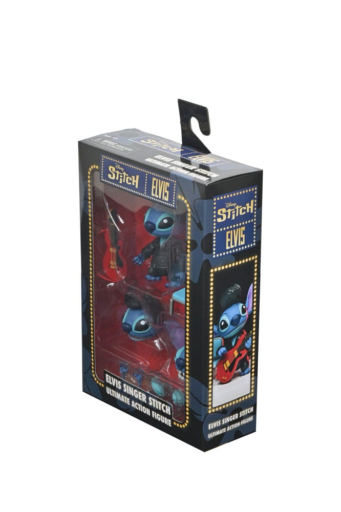 🧪 LAB | SU ORDINAZIONE Lilo & Stitch Action Figure Ultimate Singer Elvis Stitch 7 cm