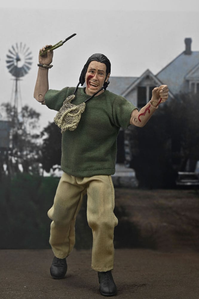 SU ORDINAZIONE Texas Chainsaw Massacre Clothed Action Figure The Hitchhiker 50th Anniversary 20 cm ESAURITO
