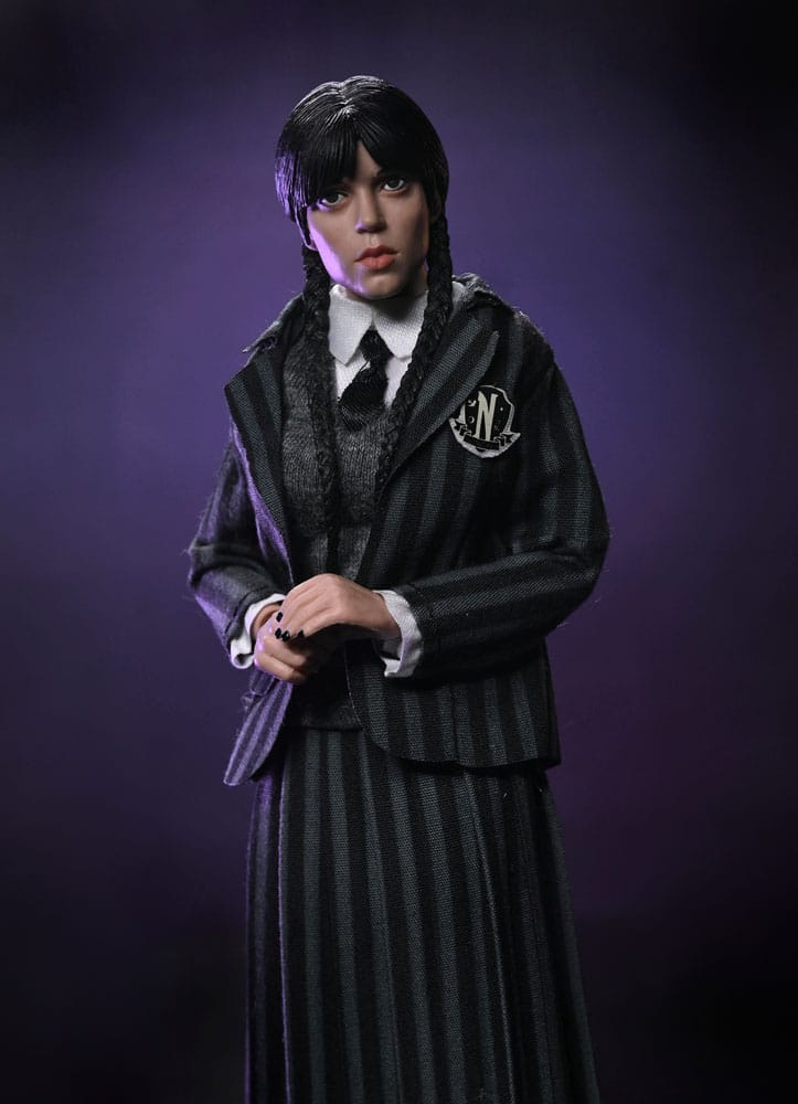🧪 LAB | SU ORDINAZIONE Wednesday Action Figures 2 Pack Wednesday Addams (Nevermore Uniform) and Enid 20 cm