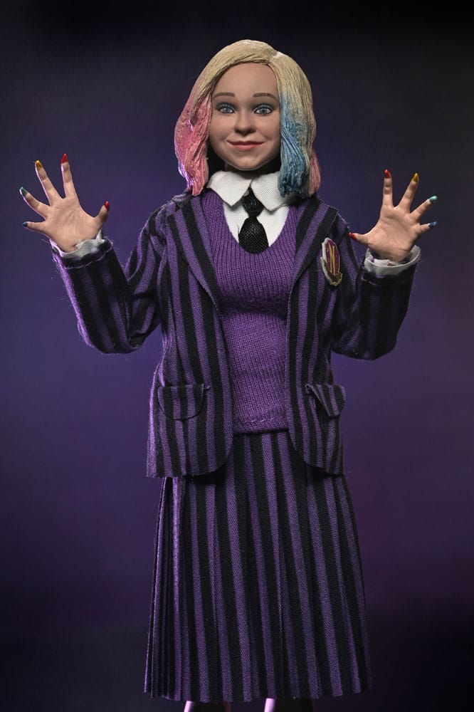 🧪 LAB | SU ORDINAZIONE Wednesday Action Figures 2 Pack Wednesday Addams (Nevermore Uniform) and Enid 20 cm