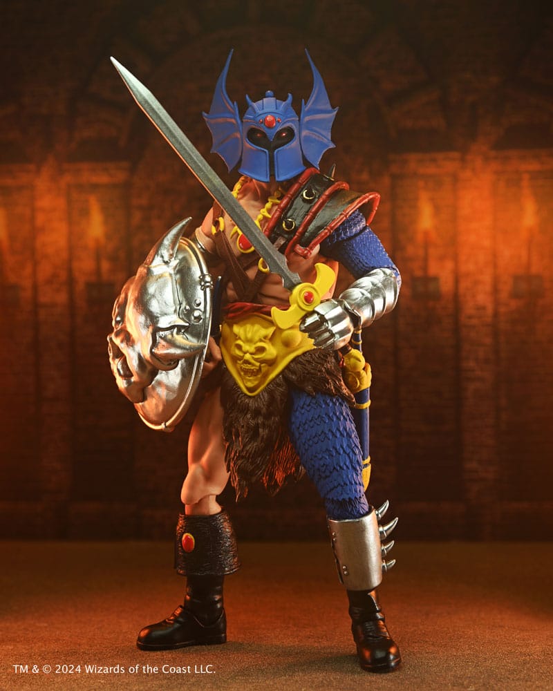 MADE TO ORDER Dungeons & Dragons Action Figure 50th Anniversary Warduke on Blister Card 18 cm
