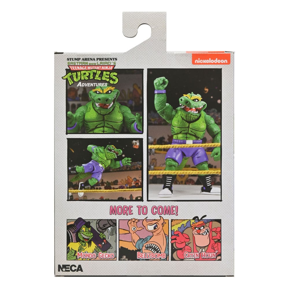 🧪 LAB | SU ORDINAZIONE Teenage Mutant Ninja Turtles (Archie Comics) Action Figure Stump Wrestling Leatherhead 18 cm