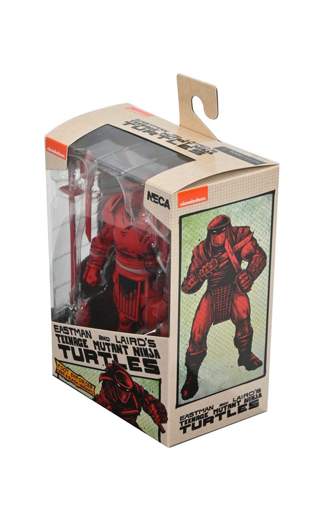 🧪 LAB | SU ORDINAZIONE Teenage Mutant Ninja Turtles (Mirage Comics) Action Figure Red and Black Foot Enforcer 18 cm