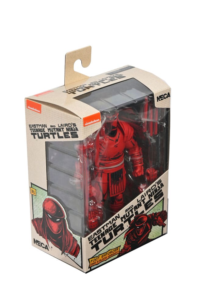 🧪 LAB | SU ORDINAZIONE Teenage Mutant Ninja Turtles (Mirage Comics) Action Figure Red and Black Foot Enforcer 18 cm