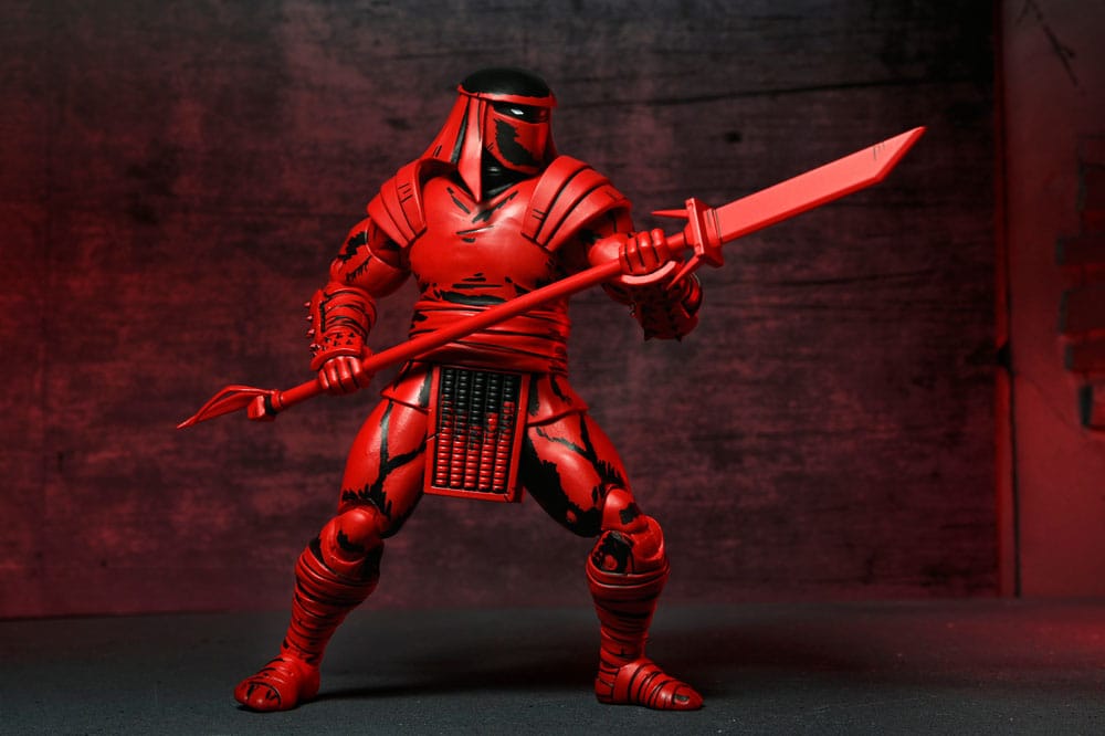 🧪 LAB | SU ORDINAZIONE Teenage Mutant Ninja Turtles (Mirage Comics) Action Figure Red and Black Foot Enforcer 18 cm