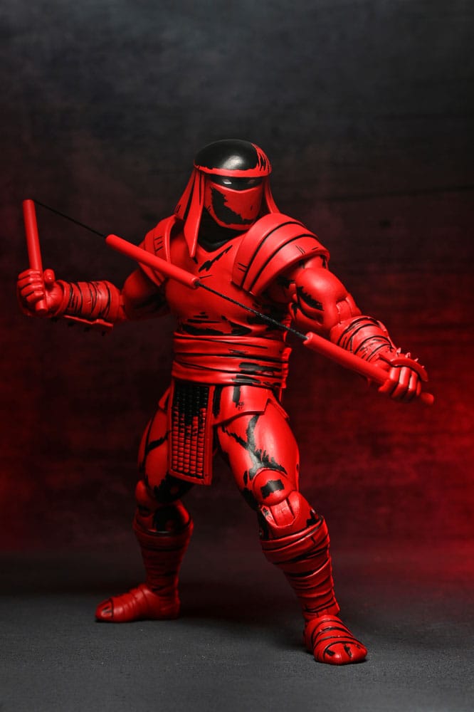 🧪 LAB | SU ORDINAZIONE Teenage Mutant Ninja Turtles (Mirage Comics) Action Figure Red and Black Foot Enforcer 18 cm