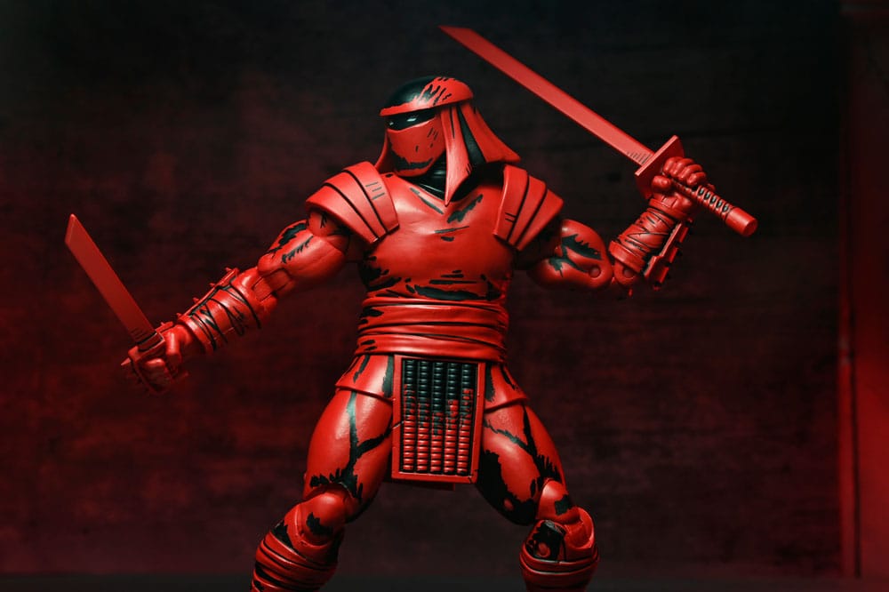 🧪 LAB | SU ORDINAZIONE Teenage Mutant Ninja Turtles (Mirage Comics) Action Figure Red and Black Foot Enforcer 18 cm