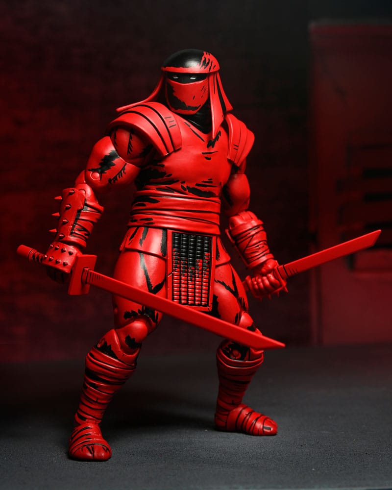 🧪 LAB | SU ORDINAZIONE Teenage Mutant Ninja Turtles (Mirage Comics) Action Figure Red and Black Foot Enforcer 18 cm