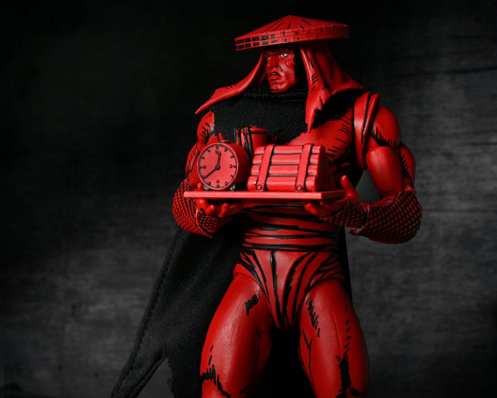 🧪 LAB | SU ORDINAZIONE Teenage Mutant Ninja Turtles (Mirage Comics) Action Figure Red and Black Foot Assassin 18 cm