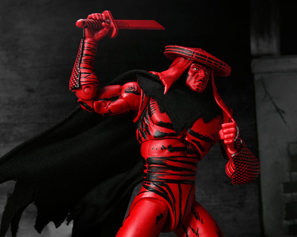 🧪 LAB | SU ORDINAZIONE Teenage Mutant Ninja Turtles (Mirage Comics) Action Figure Red and Black Foot Assassin 18 cm