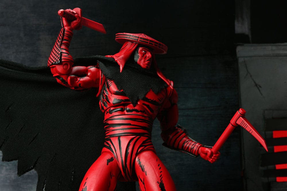 🧪 LAB | SU ORDINAZIONE Teenage Mutant Ninja Turtles (Mirage Comics) Action Figure Red and Black Foot Assassin 18 cm