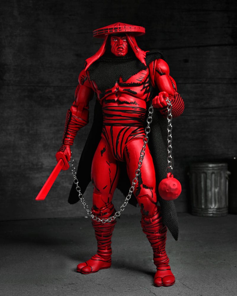 🧪 LAB | SU ORDINAZIONE Teenage Mutant Ninja Turtles (Mirage Comics) Action Figure Red and Black Foot Assassin 18 cm