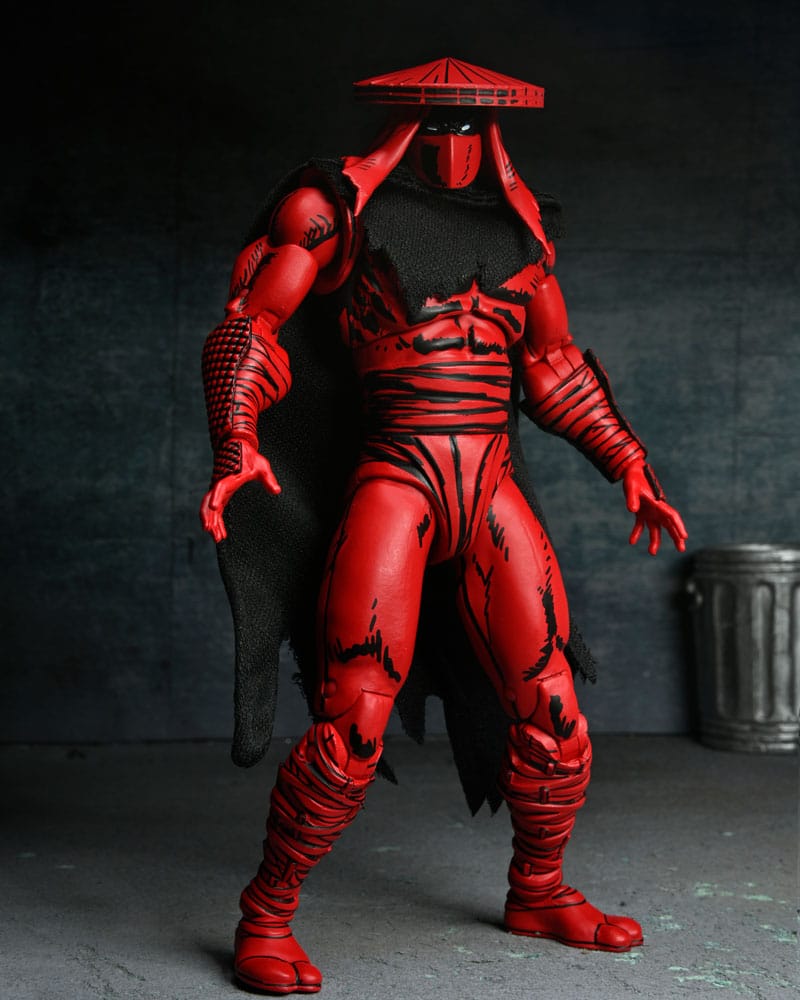 🧪 LAB | SU ORDINAZIONE Teenage Mutant Ninja Turtles (Mirage Comics) Action Figure Red and Black Foot Assassin 18 cm