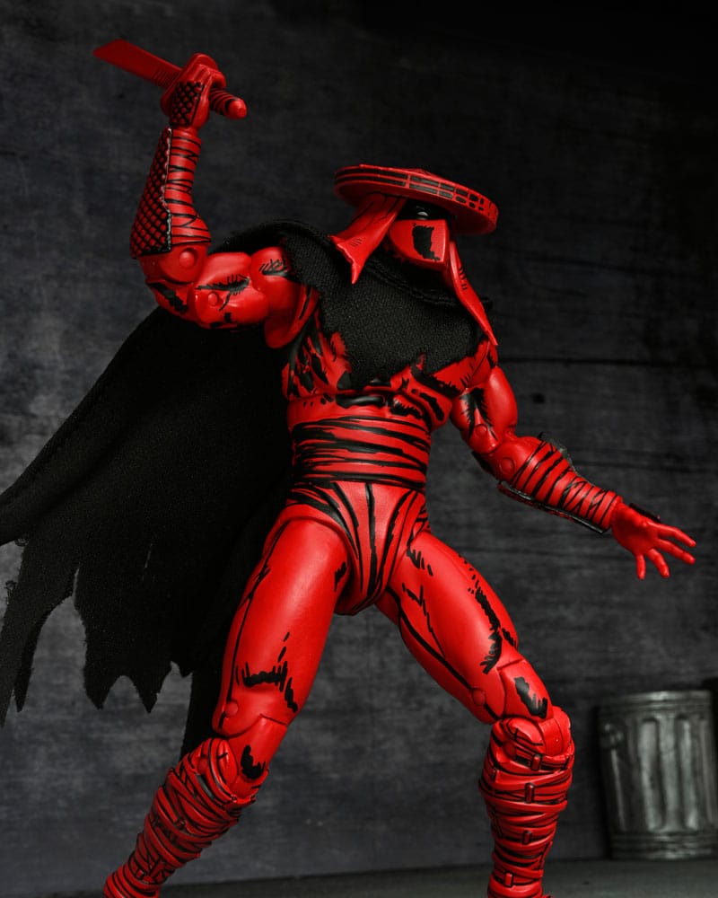 🧪 LAB | SU ORDINAZIONE Teenage Mutant Ninja Turtles (Mirage Comics) Action Figure Red and Black Foot Assassin 18 cm