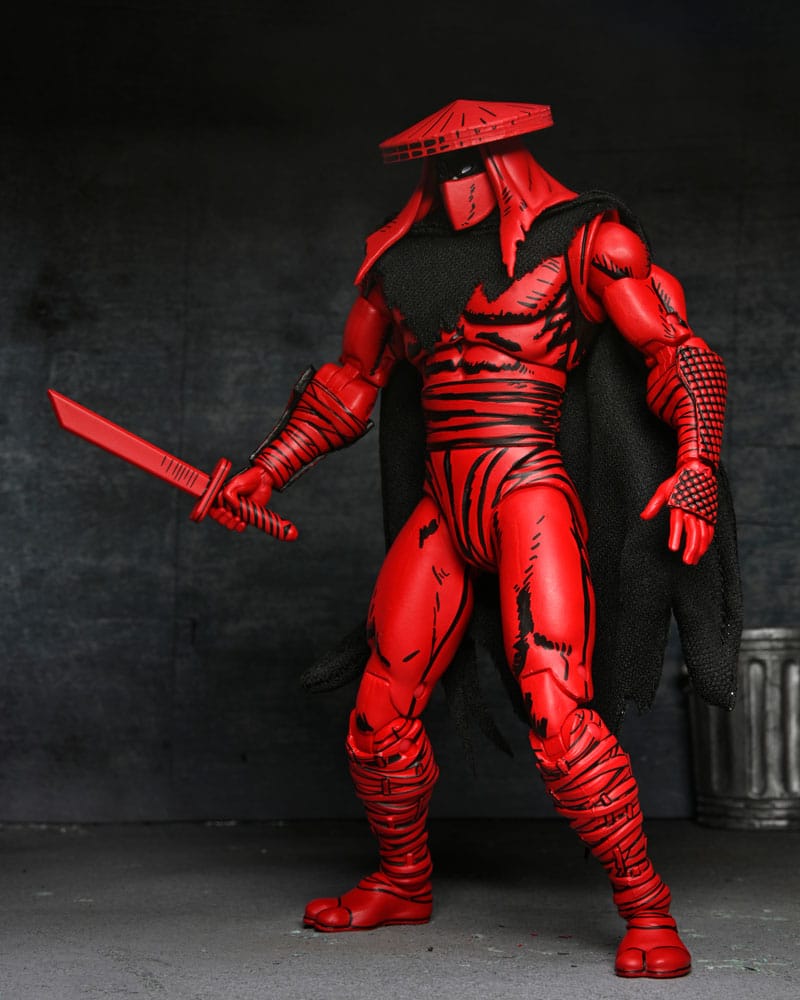 🧪 LAB | SU ORDINAZIONE Teenage Mutant Ninja Turtles (Mirage Comics) Action Figure Red and Black Foot Assassin 18 cm