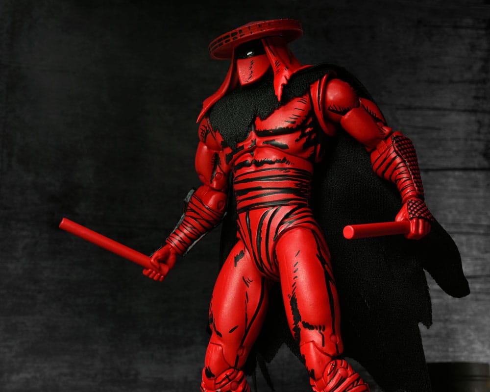 🧪 LAB | SU ORDINAZIONE Teenage Mutant Ninja Turtles (Mirage Comics) Action Figure Red and Black Foot Assassin 18 cm