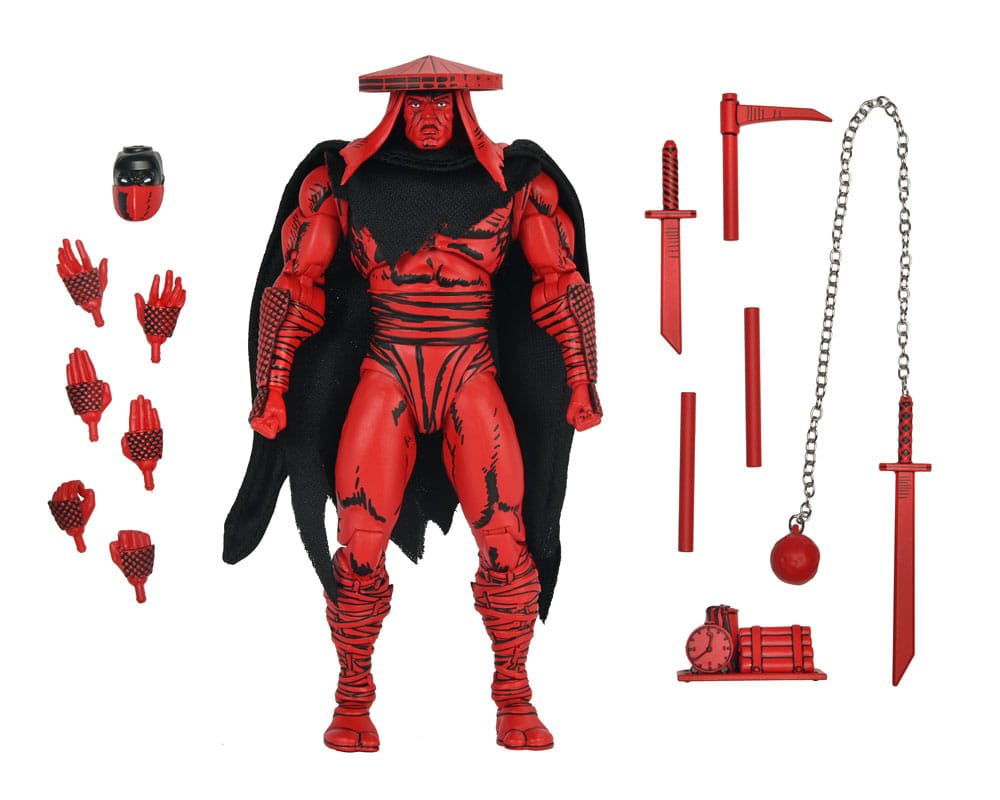 🧪 LAB | SU ORDINAZIONE Teenage Mutant Ninja Turtles (Mirage Comics) Action Figure Red and Black Foot Assassin 18 cm