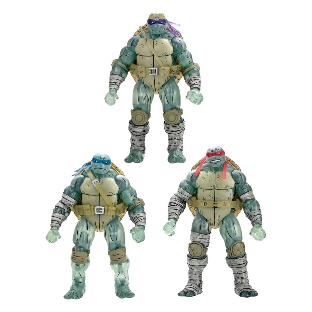 SU ORDINAZIONE Teenage Mutant Ninja Turtles (The Last Ronin) Action Figure 3-Pack Ghost Brothers 18 cm