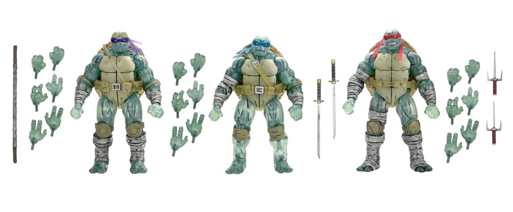 🧪 LAB | SU ORDINAZIONE Teenage Mutant Ninja Turtles (The Last Ronin) Action Figure 3-Pack Ghost Brothers 18 cm