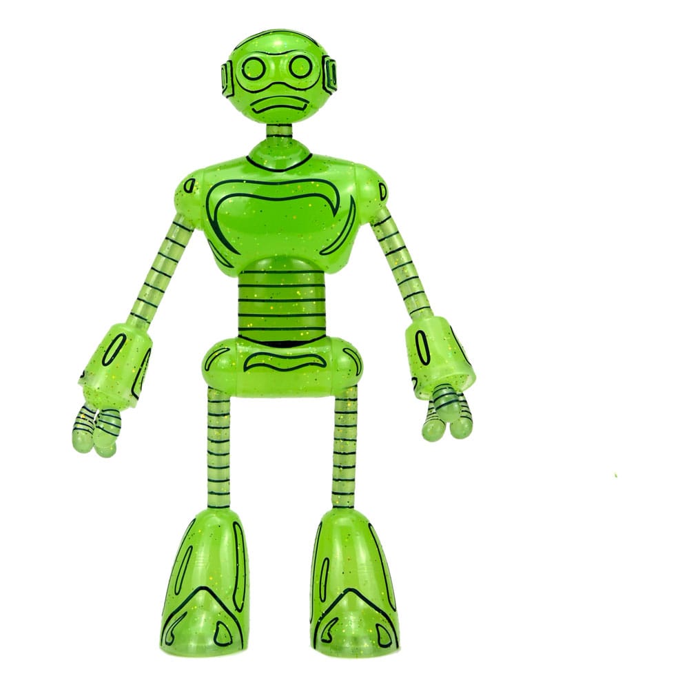 🧪 LAB | SU ORDINAZIONE Teenage Mutant Ninja Turtles (Mirage Comics) Action Figure Transmat Fugitoid GID 18 cm